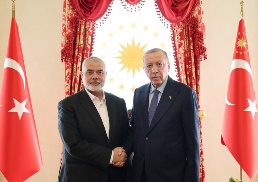 Erdogan takohet me liderin e Hamasit në Stamboll, zbardhen temat e diskutimeve