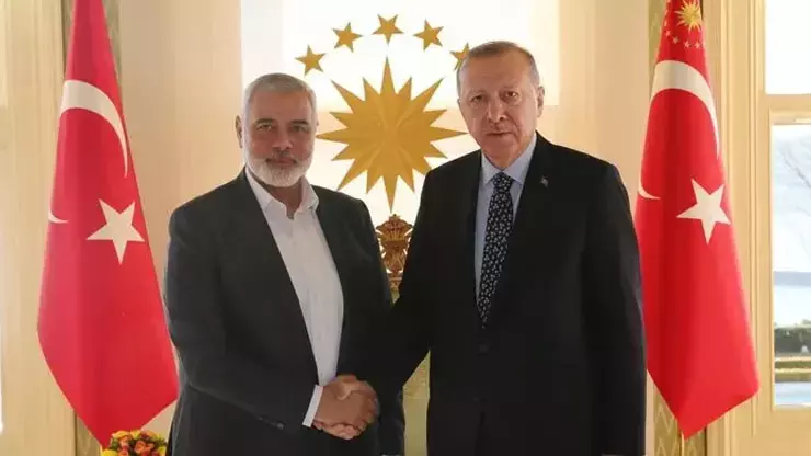 Erdogan dhe shefi politik i Hamasit, Ismail Haniyeh, nisin bisedimet në Stamboll