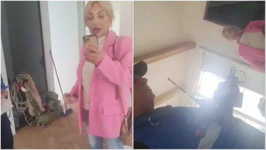 ‘Ndihmë, ndihmë’- Publikohet videoja e këngëtares Maya dhe bashkëshortit të saj në banesë, momenti kur mbërrin policia