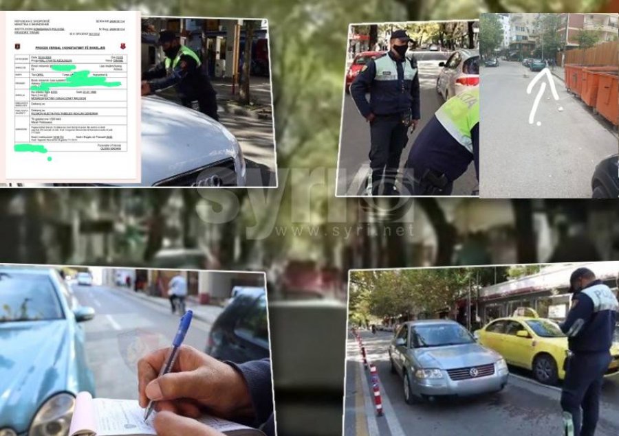 Çmenden policët e Ballës dhe Veliajt, gjobisin 3 herë brenda 9 orësh makinën e parkuar të qytetarit  