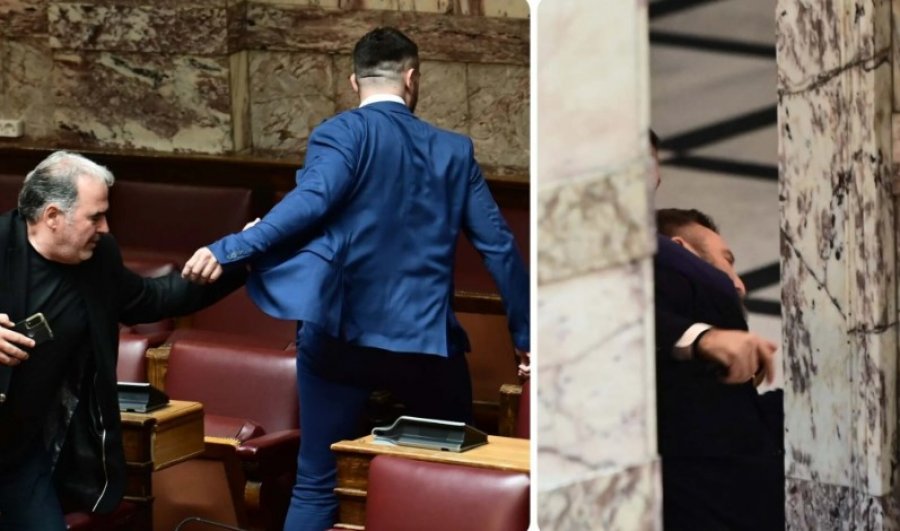 Gjuajti me grusht deputetin e ekstremit të djathtë, përjashtohet nga Kuvendi Konstantinos Floros, kërkohet heqja e imunitetit