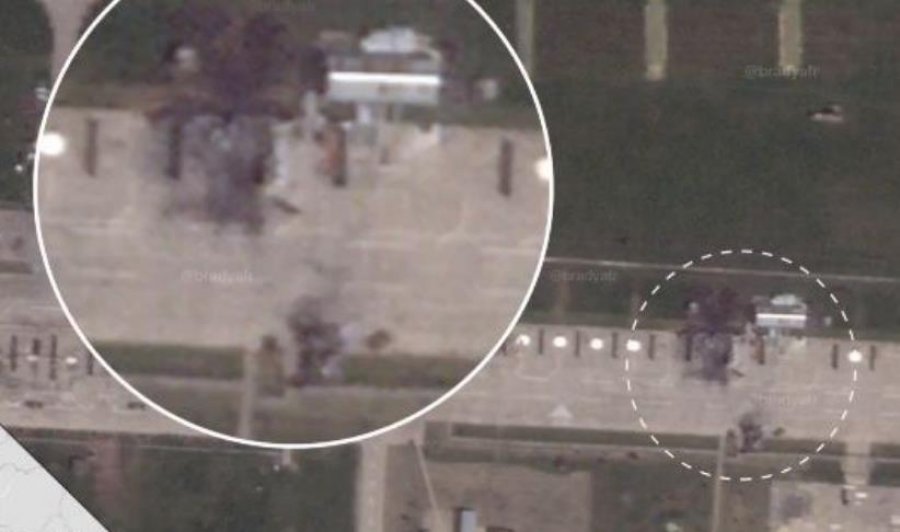 VIDEO/ U godit nga dronët, publikohen pamjet e dëmeve të sulmeve ukrainase në bazën ajrore ruse