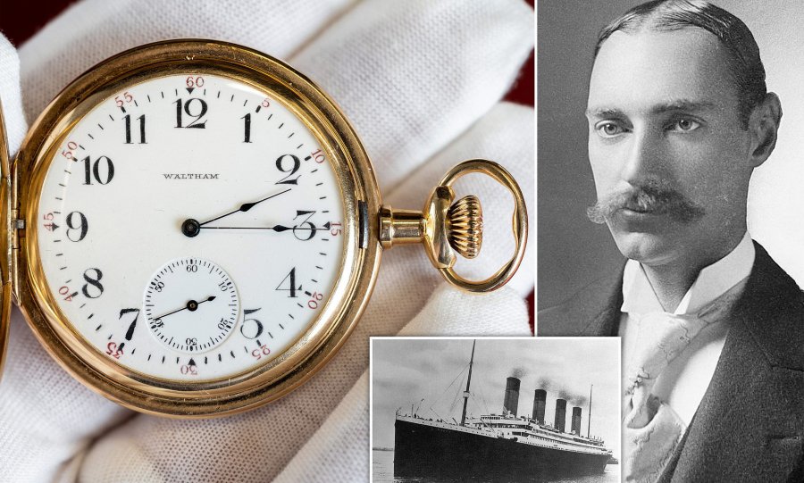 Ora e xhepit prej floriri e pasagjerit më të pasur të Titanikut u shit 1.4 milionë euro
