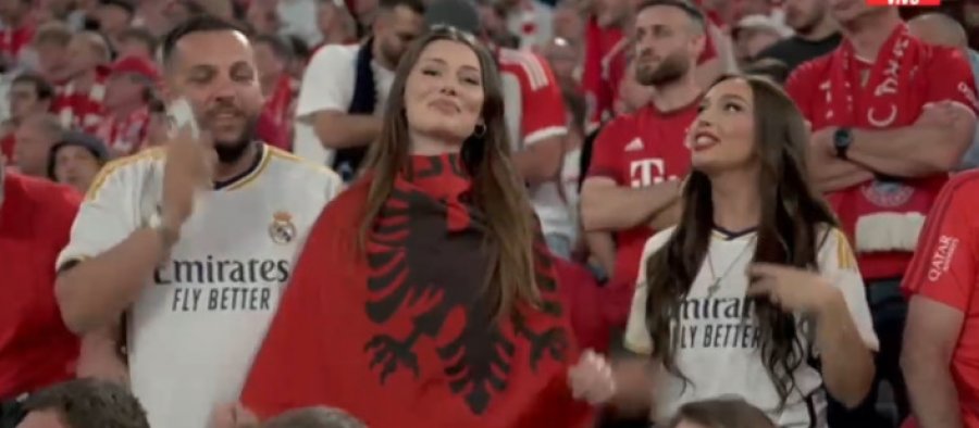 Bayern Munich-Real Madrid, bukuroshja shqiptare shfaqet në 'Allianz Arena'