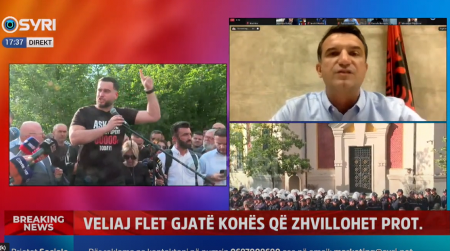 Pano nga protesta: Do të jemi këtu deri në momentin e çlirimit të Tiranës nga kryehajduti
