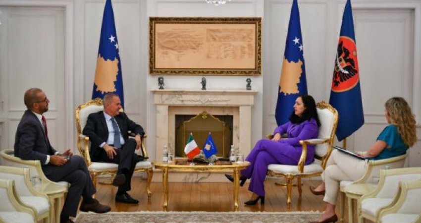 Ambasadori italian takon Osmanin: Mbështesim një Kosovë të sigurt dhe multietnike