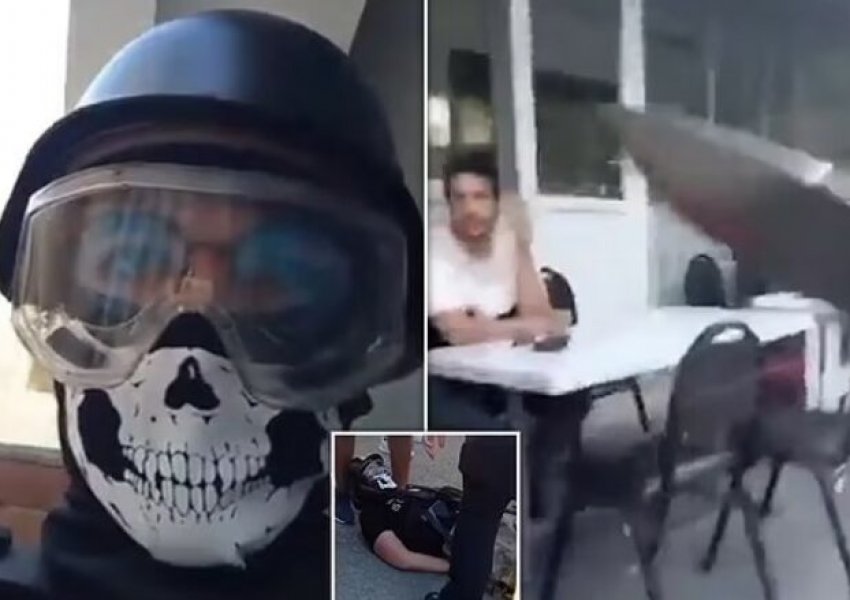 I riu në Turqi filmon dhe transmeton drejtpërdrejt sulmin me thikë, lëndon pesë persona, policia arrin ta arrestojë