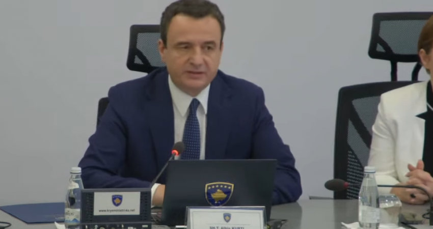 Kurti: Mbledhja e sotme e Qeverisë me shumë vendime në të mirë të qytetarëve
