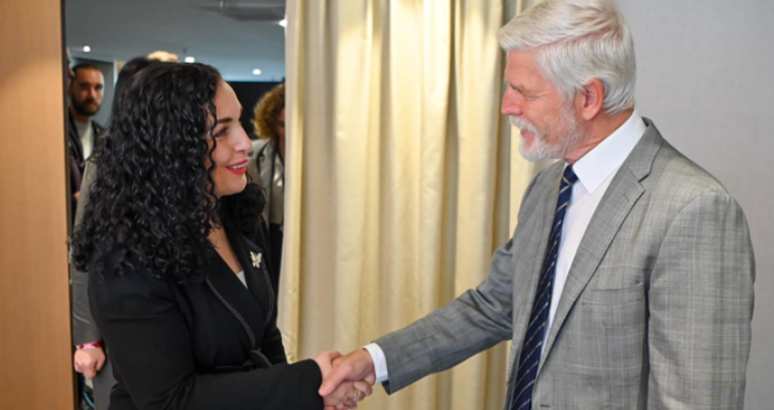 Presidentja Osmani thotë se ka zhvilluar një takim historik me Presidentin e Çekisë