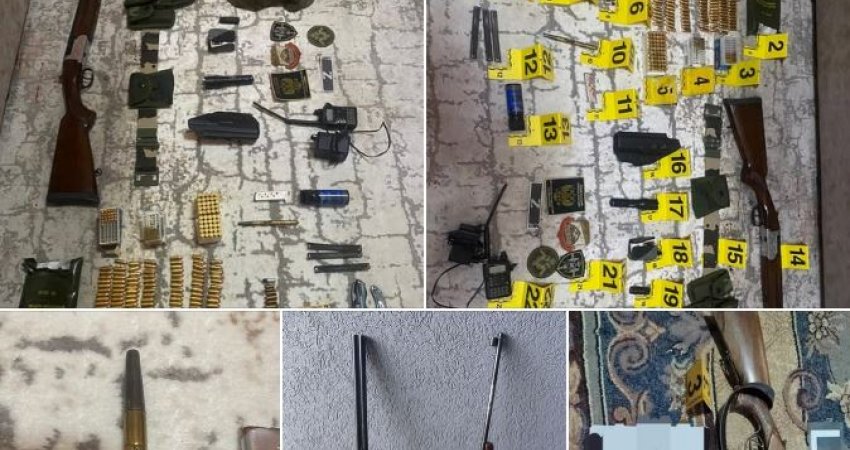 Aksioni i policisë në veri, sekuestrohen armë dhe municion