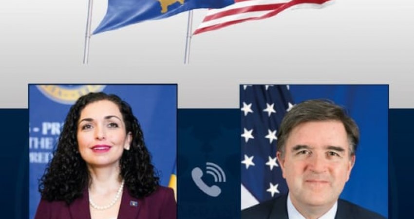 Sulmi në kanalin e Ibër-Lepencit, presidentja Osmani bisedon me O’Brien dhe sekretarin e Jashtëm britanik