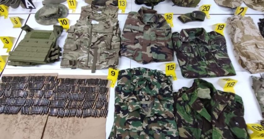 Policia njofton për armatimin e sekuestruar në një lokacion në Zubin Potok