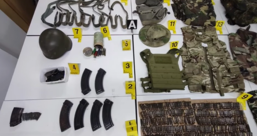 Bastisje në veri, Sveçla: U gjetën edhe uniforma ushtarake të ShBA-së e Britanisë