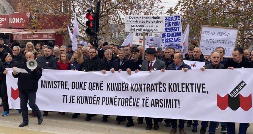 SBASHK-u proteston para MASHTI-së, Jasharaj: Nagavci është kundër punëtorëve të arsimit