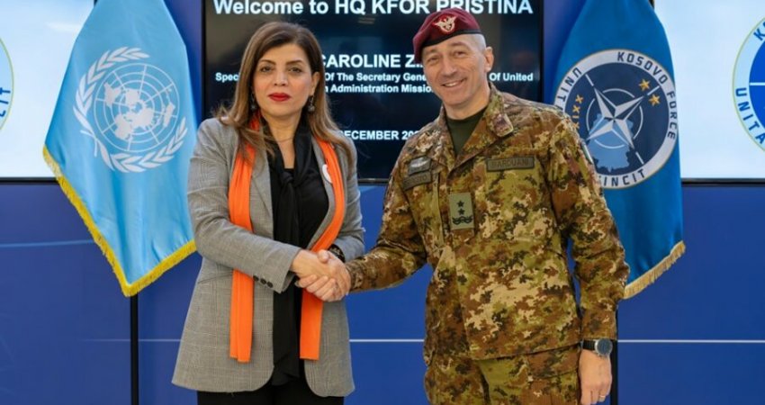 Komandanti i KFOR-it pret shefen e UNMIK-ut, flasin për sigurinë dhe dialogun Kosovë-Serbi