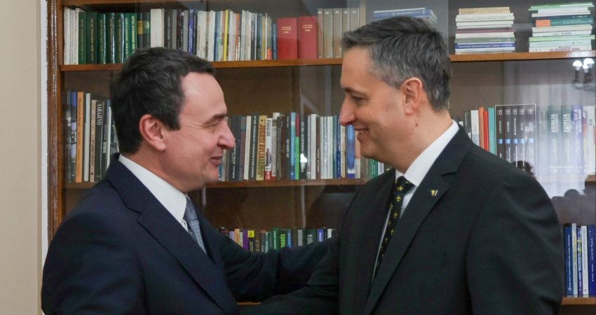 Anëtari boshnjak dhe kroat i Presidencës së BeH-së takojnë Kurtin: S’e pyesim Dodik-un me kë takohemi
