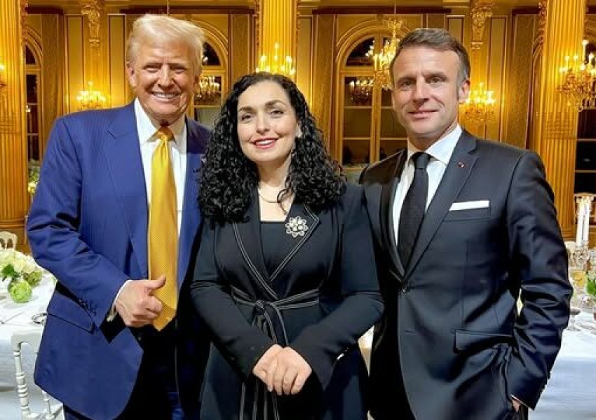 ‘Aleanca euroatlantike’, Osmani publikon fotografi të re me Trump dhe Macron