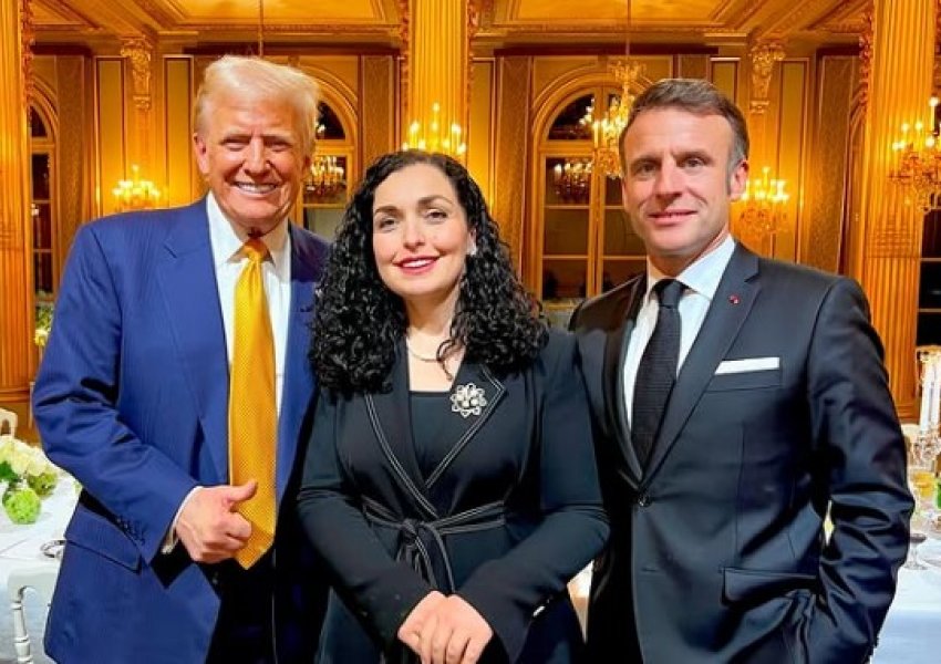 Vjosa Osmani shtrëngoi duart me Trump e Macron në Paris, Rama shtrëngoi dhëmbët i vetmuar në një cep