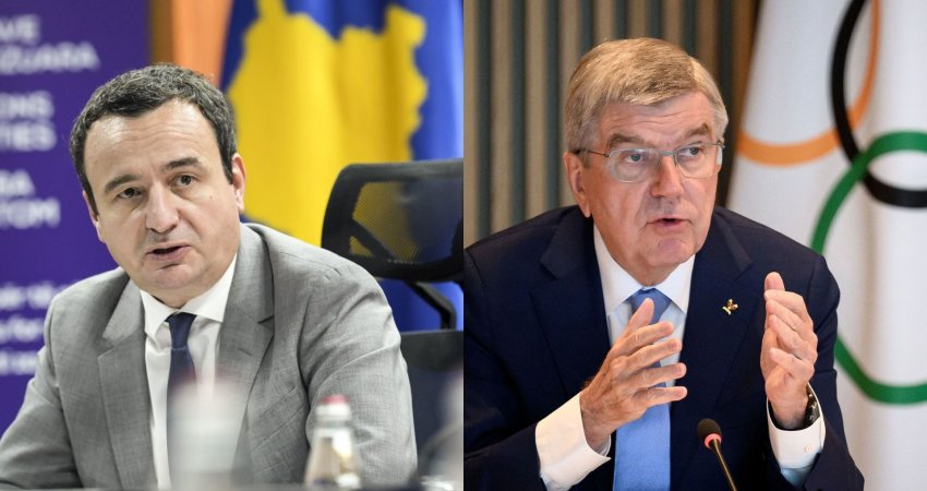 Kurti pret në zyre Presidentin e IOC, Thomas Bach