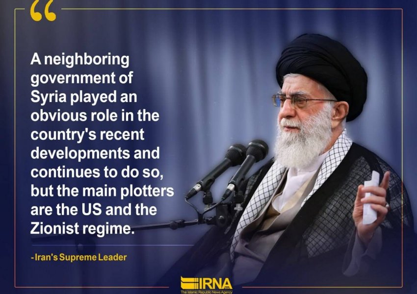 Udhëheqësi suprem, Khamenei: SHBA - Izrael, komplotistët kryesorë për rënien e regjimit në Siri