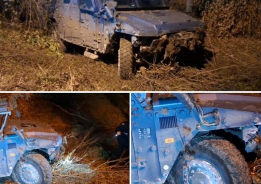 Aksidenti me autoblindë në veri të Kosovës, si është gjendja e 8 policëve