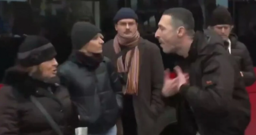 “Kosova është republikë”, i riu përplaset me të moshuarën gjatë protestave në Novi Sad 
