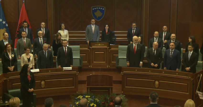 Nis seanca e përbashkët e Kuvendit të Kosovës dhe atij të Shqipërisë