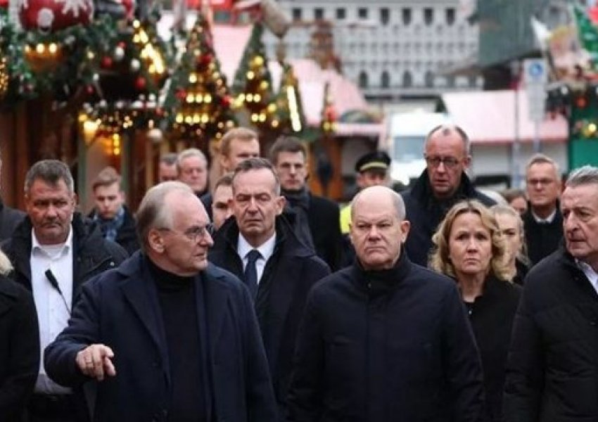 Sulmi në tregun e Krishtlindjeve në Gjermani, Scholz mbërrin në vendin e ngjarjes