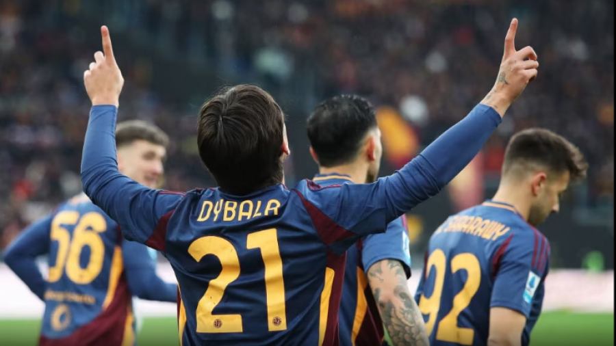 Dygolësh i Dybala-s, Roma dëfrehet me Parmën në “Olimpico”