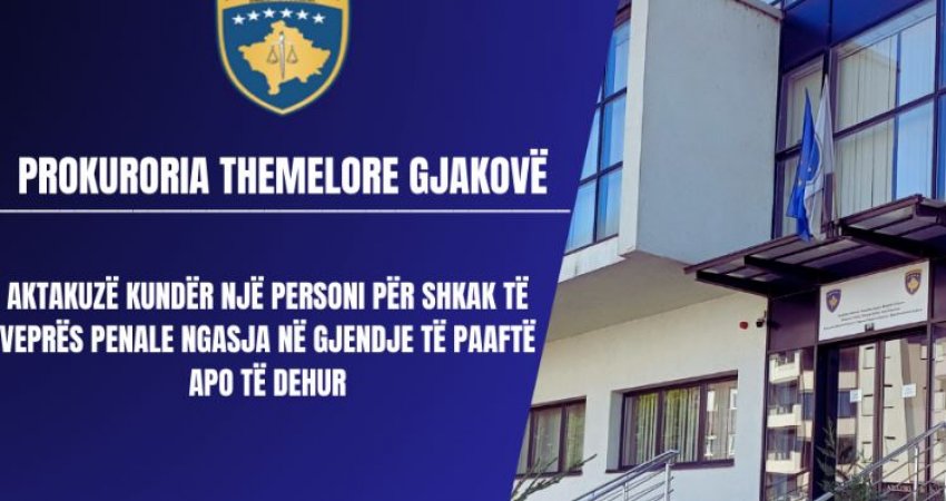 Ngritet aktakuzë ndaj të pandehurit për ngasje në gjendje të dehur