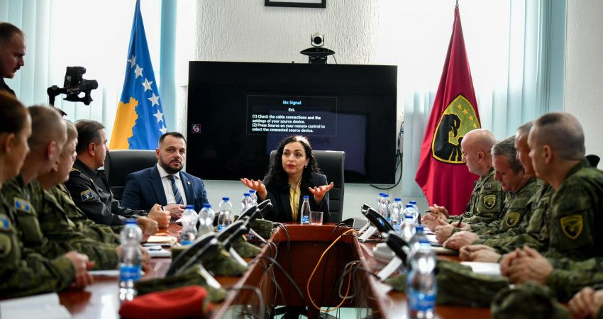Presidentja viziton ushtarët e FSK-së: Pashë nga afër përkushtimin, disiplinën dhe dashurinë për atdheun