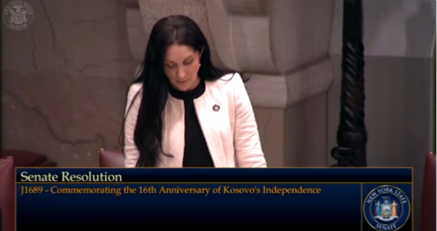 Senatorja e Nju Jorkut propozon Rezolutë për festimin e Ditës së Pavarësisë së Kosovës