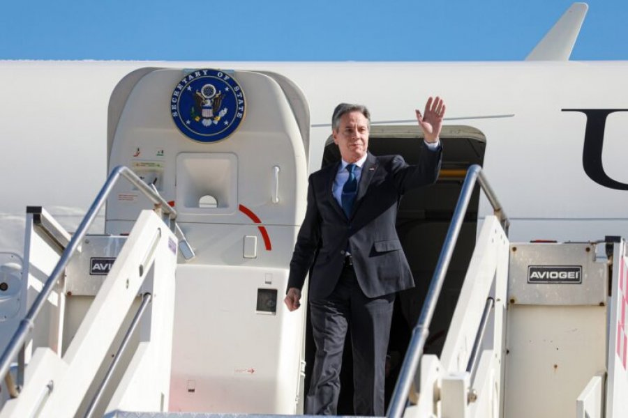 Blinken në Tiranë, ambasada e SHBA-ve nxjerr fotot: Takimin e parë me presidentin Begaj
