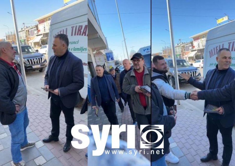 VIDEO/ Deputeti Asllan Dogjani takim me qytetarët në Kamëz në kuadër të protestës së 20 shkurtit