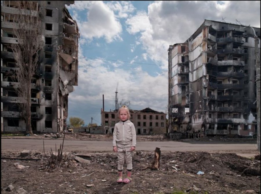 Fëmijët e luftës në Ukrainë, një ekspozitë në Këshillin e Evropës