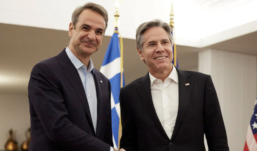Përfundon takimi mes Mitsotakis dhe Blinken/ Ja çfarë dikutoi Sekretari Shtetit me kryeministrin grek 