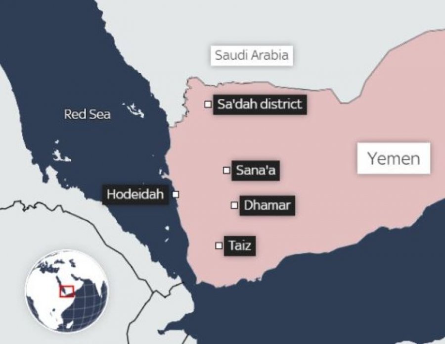 Del harta, ja cilat vende të Jemenit u goditën nga sulmet amerikane dhe britanike