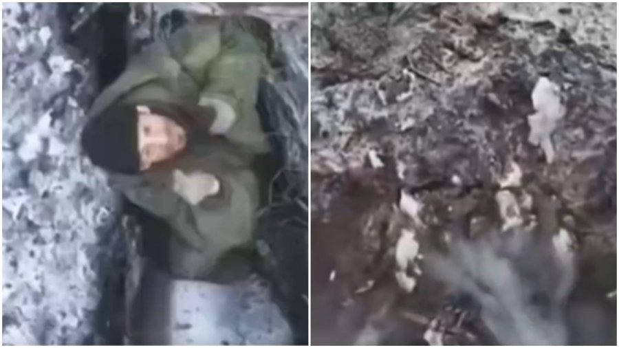 VIDEO/ I tregoi gishtin e mesit dronit ukrainas, ushtari rus e pëson keq pas disa sekondave...
