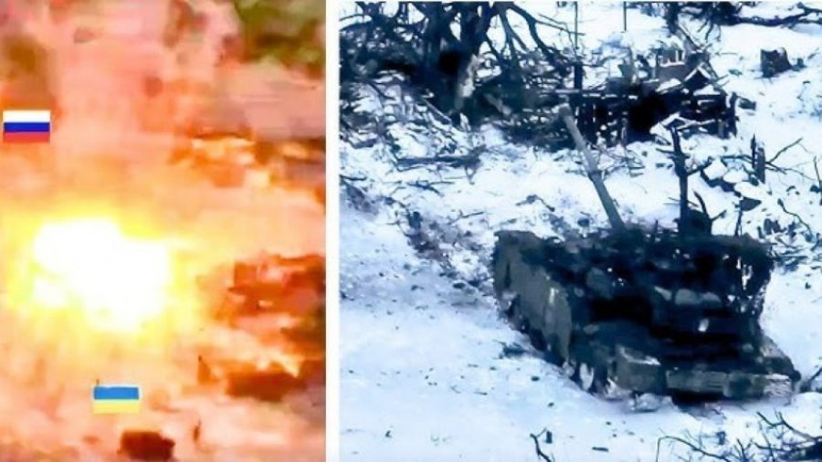 VIDEO/ Autoblinda e ukrainasve Bradley që u është dhënë nga amerikanët, shkatërron tankun rus T-90M