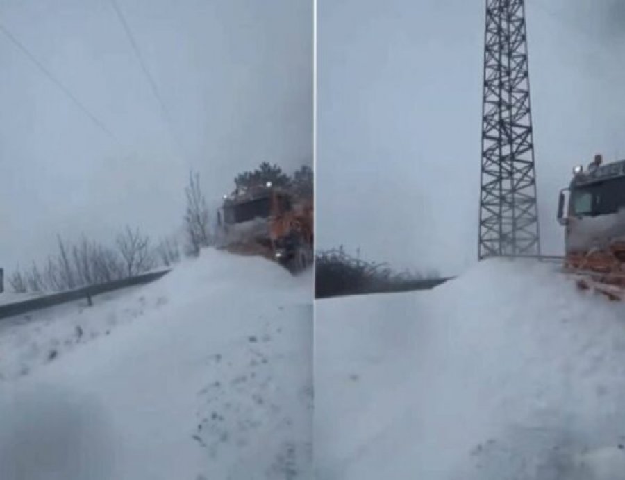 Bora mban të bllokuar rrugën e Iballës, si paraqitet gjendja në Fushë-Arrëz