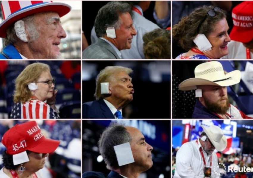 FOTOLAJM/ Atentati ndaj Trump, gjesti i republikanëve në mbështetje të ish-presidentit bëhet viral