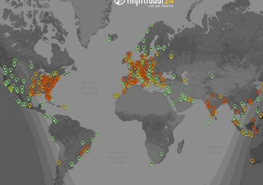 Sa fluturime janë prekur nga ndërprerjet globale të teknologjisë?