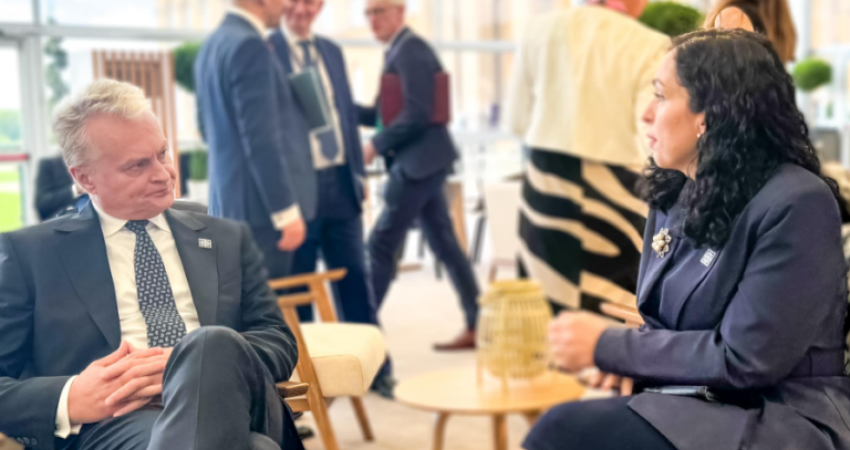 Osmani takohet me Presidentin e Lituanisë: Përkrahës i palëkundur i Kosovës