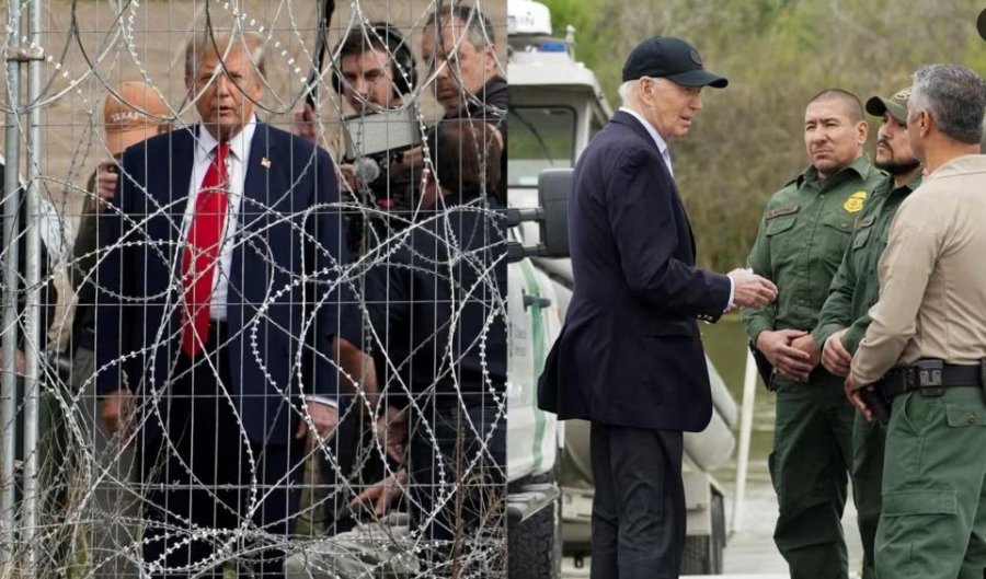 Biden dhe Trump vizita në kufirin me Meksikën