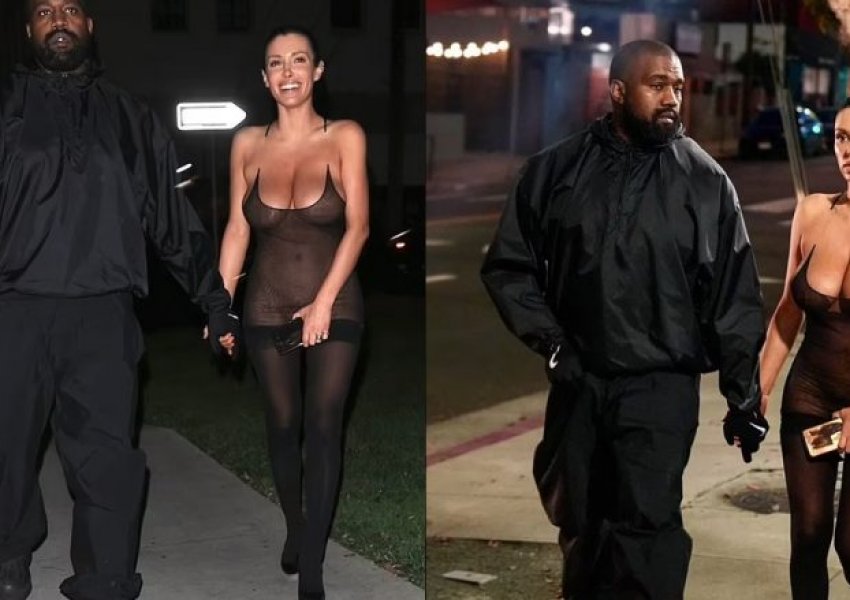 Bashkëshortja e Kanye West, Bianca Censori shfaqet me një nga veshjet e saj më të guximshme, teksa del në Los Angeles