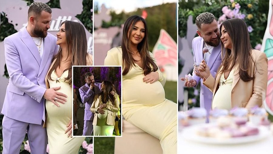 'Një flutur e vogël po vjen', Kiara dhe Luizi publikojnë pamje nga festa e ‘baby shower’!