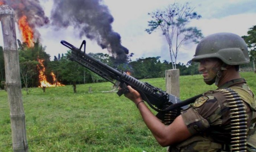 Ushtria kolumbiane sekuestron sasinë rekord prej 3,3 tonë kokainë