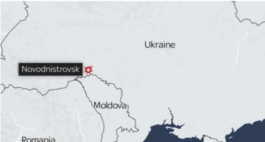 Moldavia raporton tre shpërthime pranë kufirit me Ukrainën