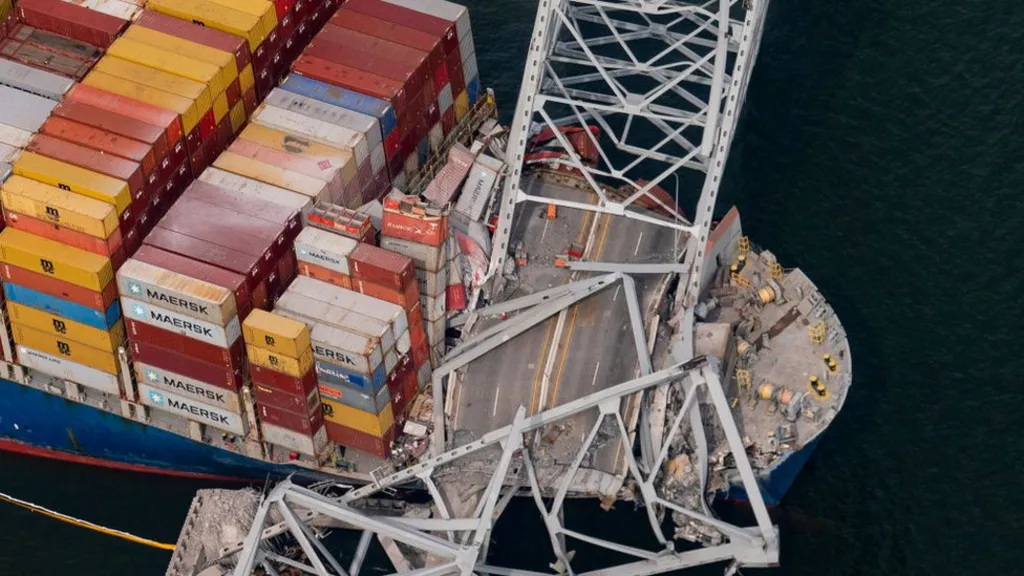 Ura e Baltimorës: Guvernatori shpalos planin e vështirë për të hequr mijëra tonë çelik dhe anijen