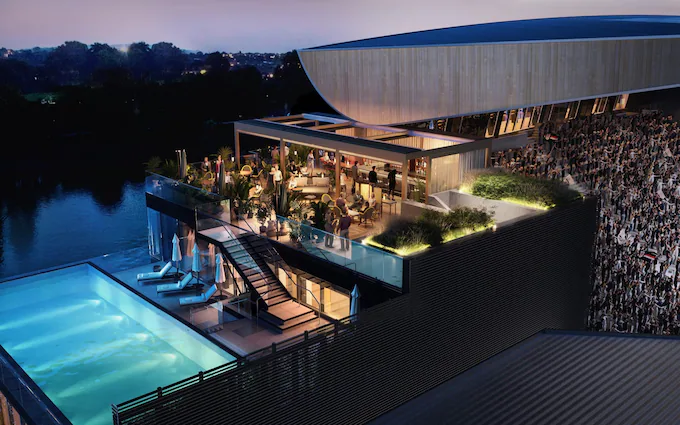Risia/ Stadiumi i klubit të Premier League me një pishinë në çati